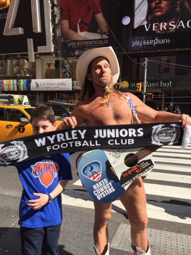 Seb scarf Times Square