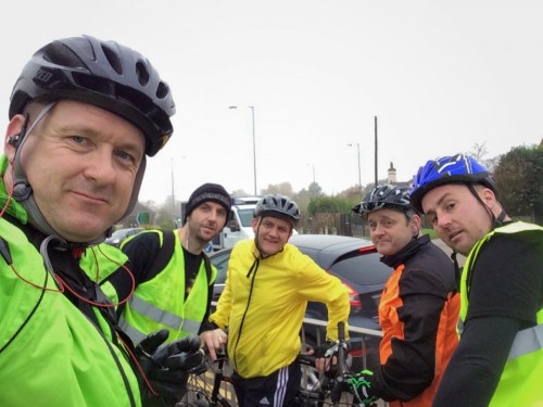 WJFC - U8s bike ride team